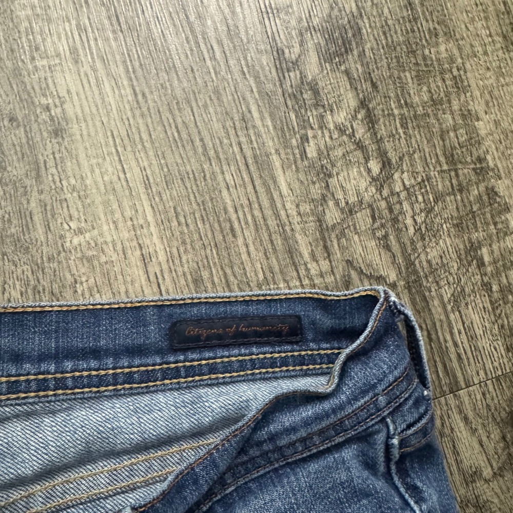 Citizens of Humanity Ingrid Low Waist Flare Denim Jeans Sz Sz 29 - Picture 7 of 11